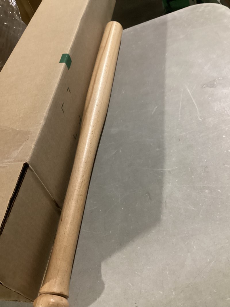 Condition photo showing Good Condition for Baseball Wood Bat, 25 Inch Durable and Sturdy Lightweight, Glossy Finish with Cupped for Baseball Training Games or Casual Play 25Inch