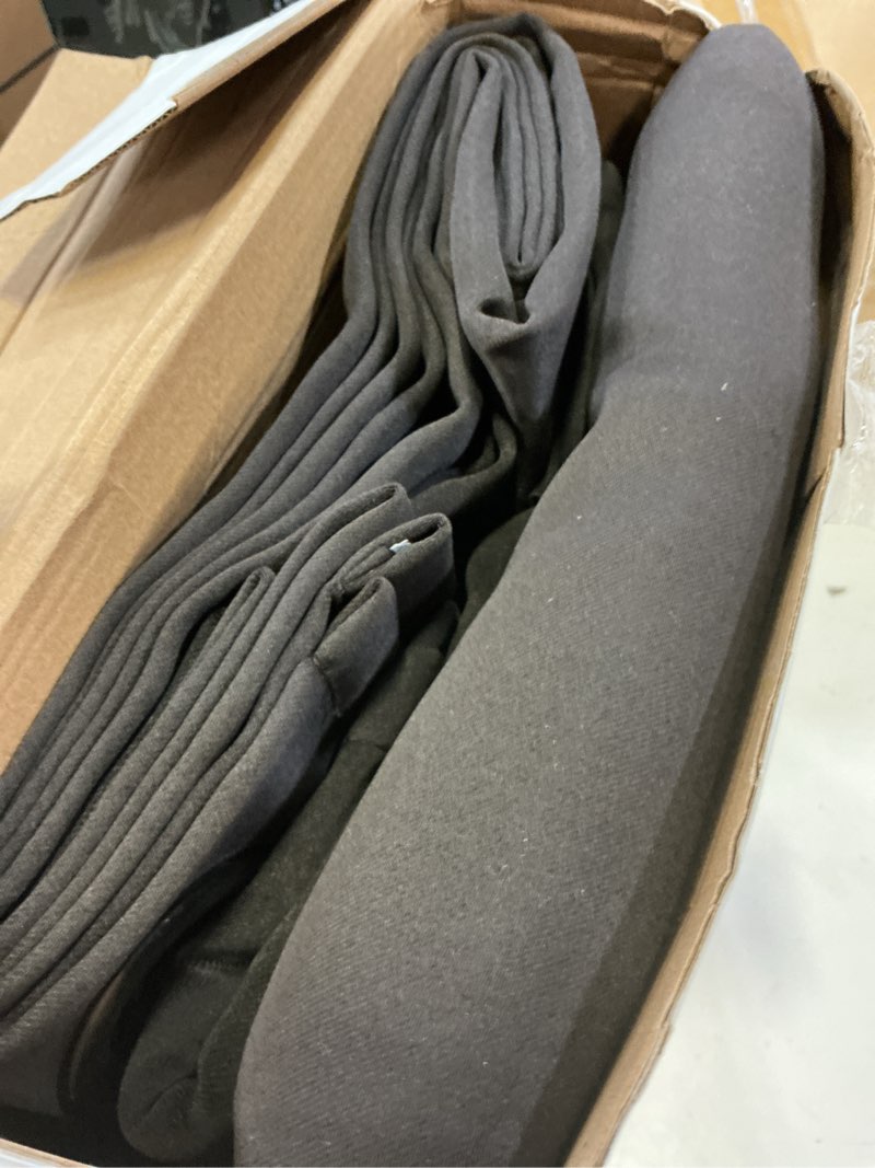 Condition photo showing New/Like New for bonzer extra wide room divider curtain screen partitions total privacy wall noise reducing blackout curtains for living room, 96l x 150w inch (8l x 12.5w ft), 1 panel, chocolate 150"w x 96"l (pack of 1) chocolate