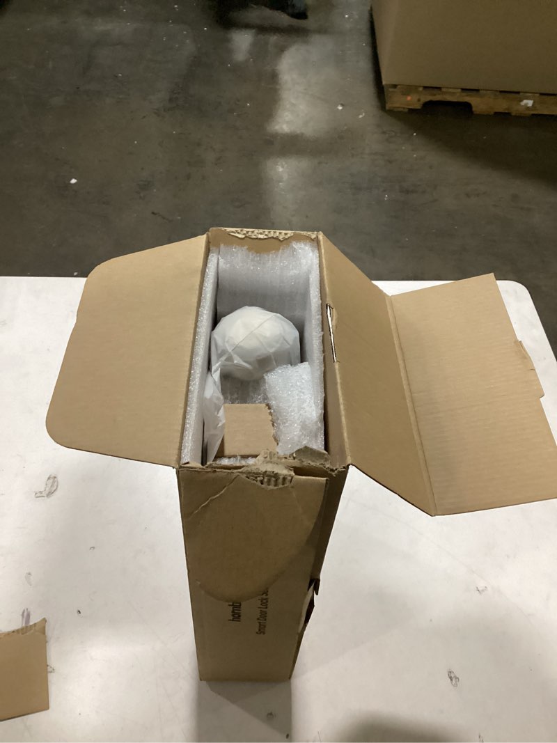 Condition photo showing Good Condition for WiFi Keyless Entry Door Lock with Handle : Hornbill Silver Smart Front Door Lock,Front Door Handle Set,Smart Door Knob, Electronic Keypad Deadbolt Set with Alexa Auto Lock for Home