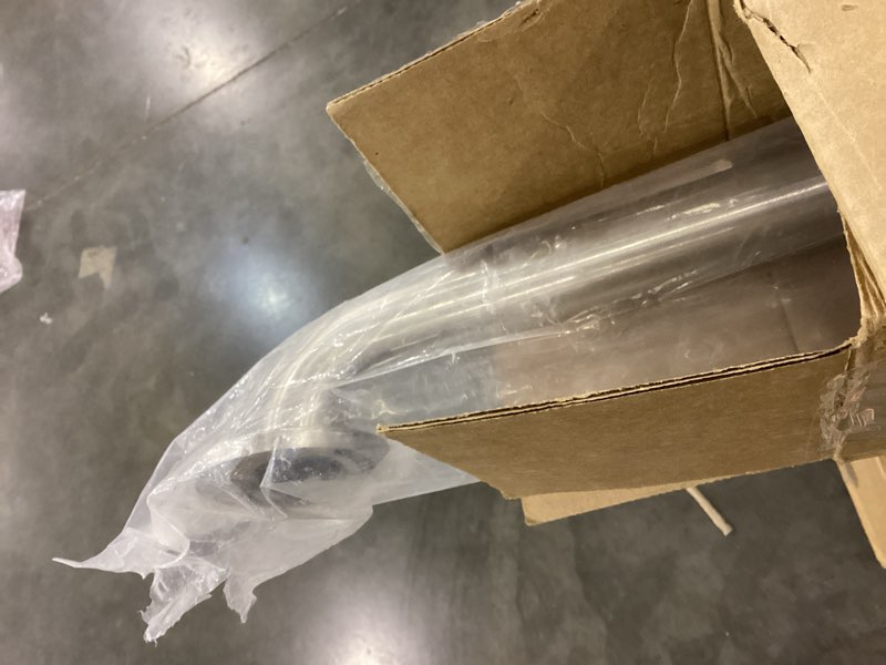 Condition photo showing As Is for moen dn8948 bathroom safety 48-inch stainless steel bathroom grab bar, stainless