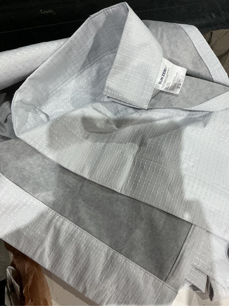 Condition photo showing Good Condition for grey curtain 2 sets polyester 