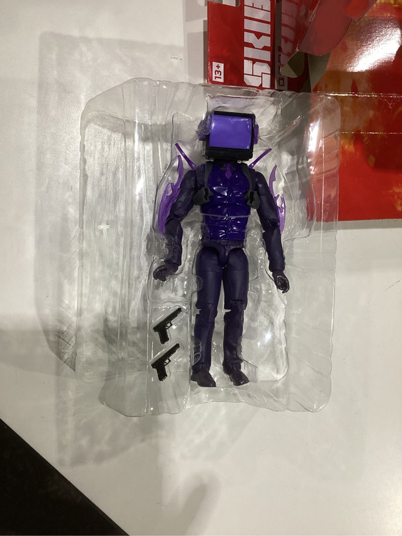 Condition photo showing Good Condition for skibidi toilet deluxe figure - series 2, 6" collectible figures, youtube animation sensation, officially licensed skibidi toilet merch - dark tv man
