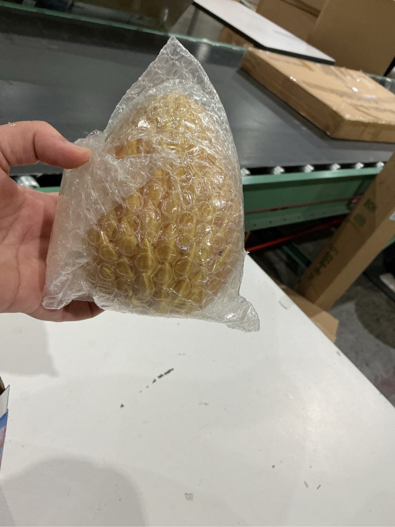 Condition photo showing New/Like New for 3d printed dragon egg - gold - large 12" flexible crystal dragon inside, flexible desk pet figure, animals fidget toy, fantasy graduation gift for kids, teens & dragon lovers