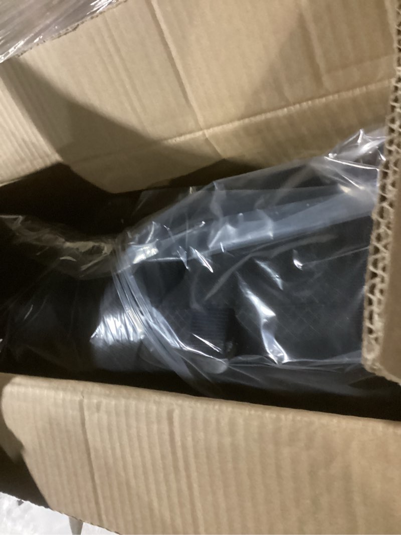 Condition photo showing New/Like New for let's camp folding stadium seat bleacher chair with cup holder, mesh bag and hide hooks, portable stadium chair with back and cushion black grey - 2 pcs
