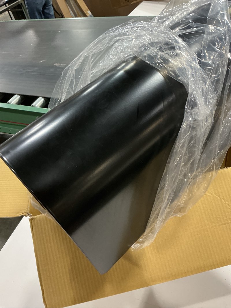 Condition photo showing New/Like New for architectural mailboxes ironside large capacity galvanized steel black, post-mount mailbox, mb801bam, metal, black