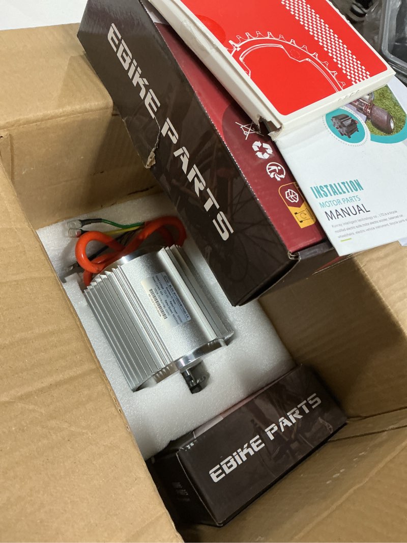 Condition photo showing Good Condition for 72V 3000W Brushless Motor with Temperature Sensor 6mm² Phase Wires Electric Scooter Motor 80A Fardriver Controller T8F Chain for Electric Go Kart Kit (3KW with Bracket) 3000 72V3000W with Bracket