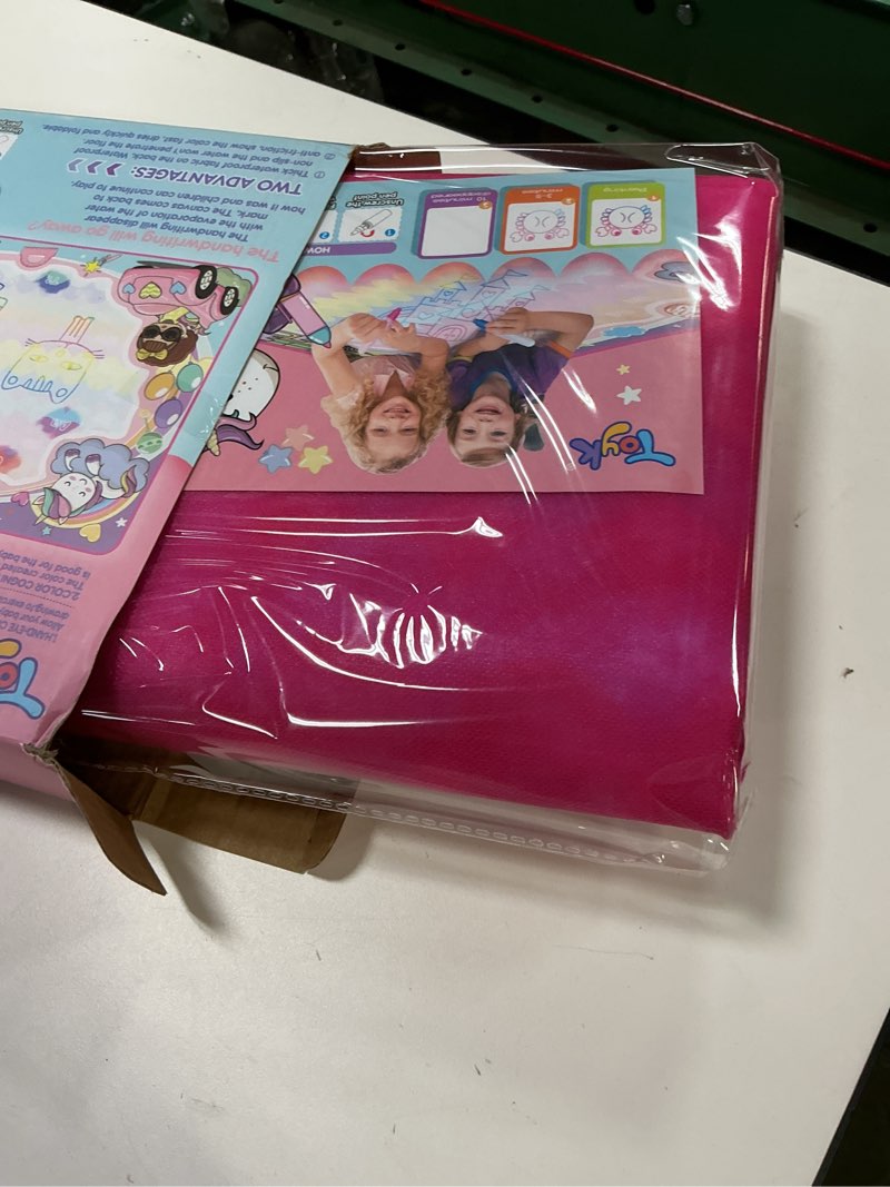 Condition photo showing Good Condition for Water Doodle Mat- Kids Painting Writing Doodle Board Toy - Color Drawing Mat Bring Magic Pens Educational Toys for Age 3 4 5 6 7 8 9 10 Year Old Girls Boys Toddler Present Pink