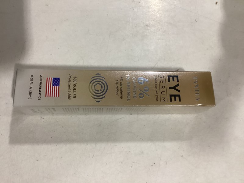 Condition photo showing New/Like New for 6% Caffeine Eye Cream for Puffy Eyes & Dark Circles, 1% Retinol Eye Serum for Under Eye Bags, Anti-Aging Eye Treatment for Men and Women