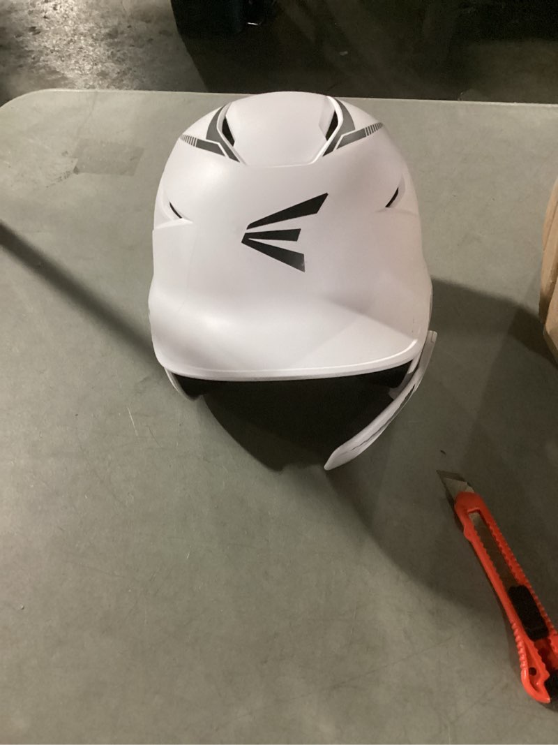 Condition photo showing As Is for easton | ghost batting helmet with mask | fastpitch softball | matte | multiple styles l/xl (7 1/8 - 7 3/4) white