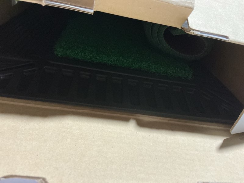 Condition photo showing Good Condition for WINNER SPIRIT Real Swing 300 Golf Swing & Hitting Trainer, True Impact, Checking Path After Swing Practice Mat Groover Training Aid, Height Adjustable