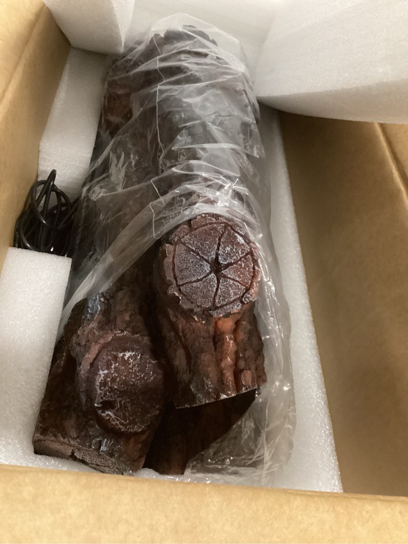 Condition photo showing Good Condition for DAINIQUKANHAI Electric Fireplace Logs Realistic Flame Effect Candle LED Flame Light USB Powered Electric Fireplace Remote Control Fireplace Placement Home Decoration 12.4*5.91*7.87 In No Heat Function Large