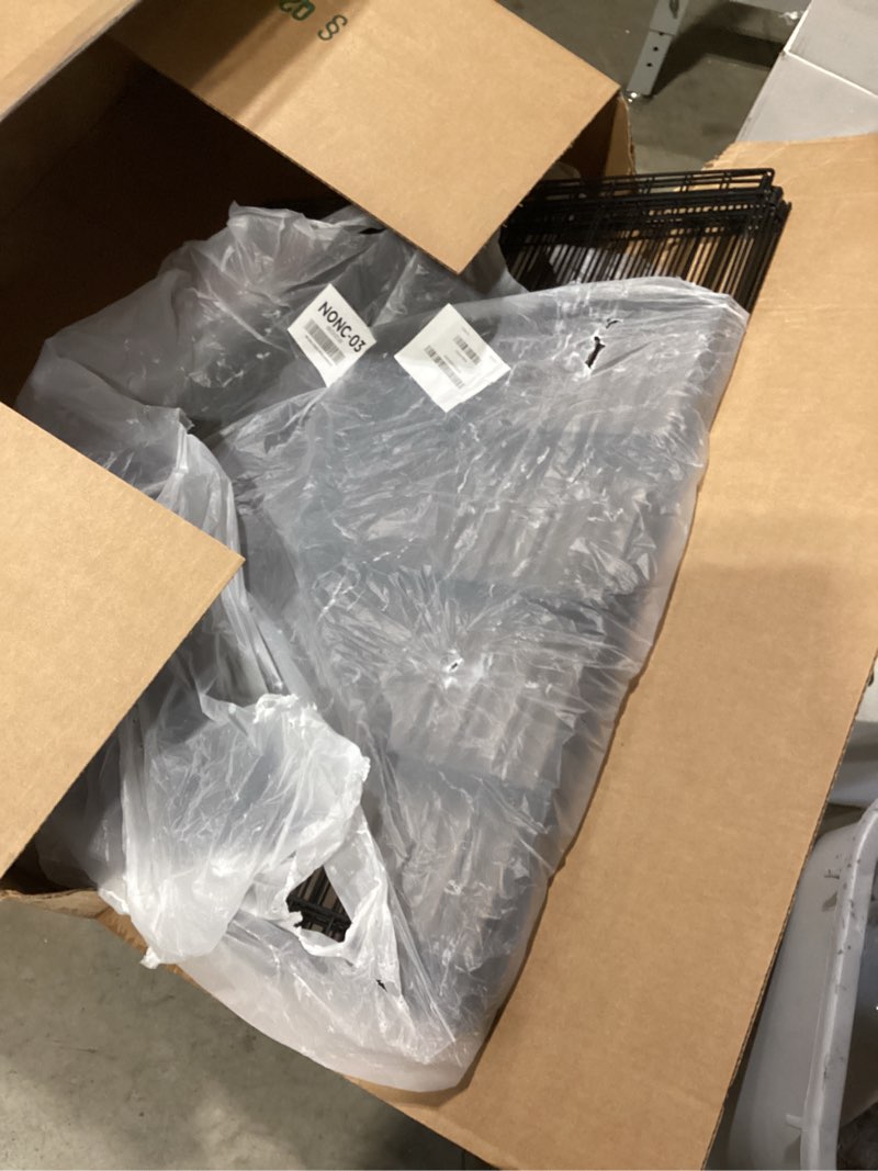 Condition photo showing Good Condition for Pet Playpen Dog Pen Foldable Dog Exercise Fence 8 Panels 30 Inch Kennels Pet Playpen Options Ideal for Pet Medium Animals Outdoor Indoor 24'' x 30'' x 8PCS