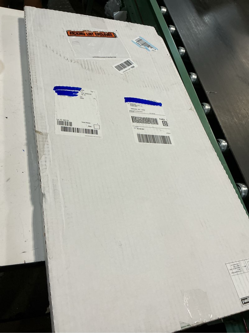 Condition photo showing As Is for Legrand - OnQ, Cable Management, Structured Media Screw-On Cover, 28 inch, Glossy White, EN2820