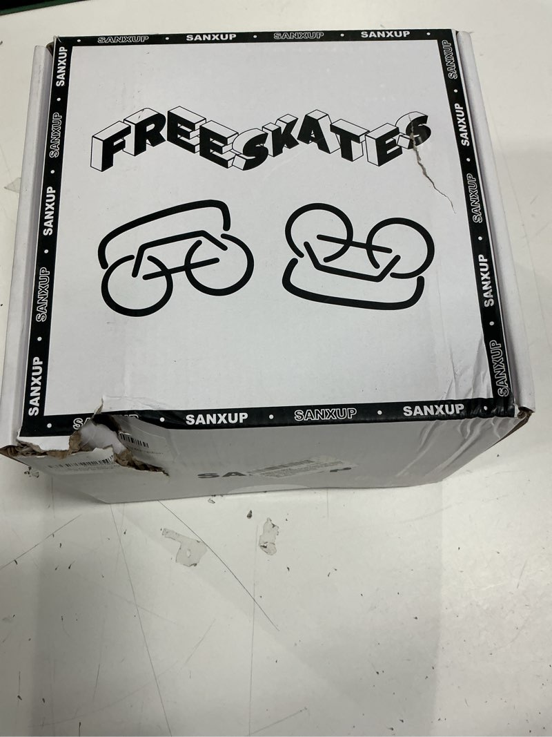 Condition photo showing New/Like New for FreeSkates Portable Roller Road Drift Skates Plate, with Aluminum Alloy Deck Non-Slip, Board Split Skateboard with PU Wheels High-end Bearings Medium Black