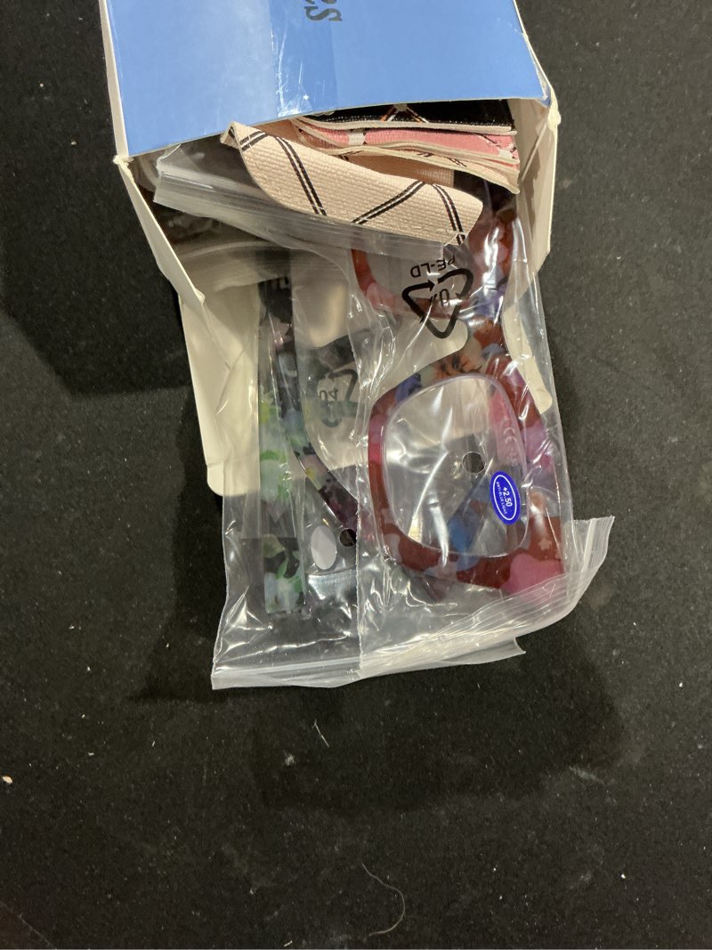 Condition photo showing New/Like New for SIGVAN 6 Pack Oprah Style Reading Glasses Blue Light Blocking Square Computer Spring Hinge Readers for Women Men 6 Mix 2.5 x