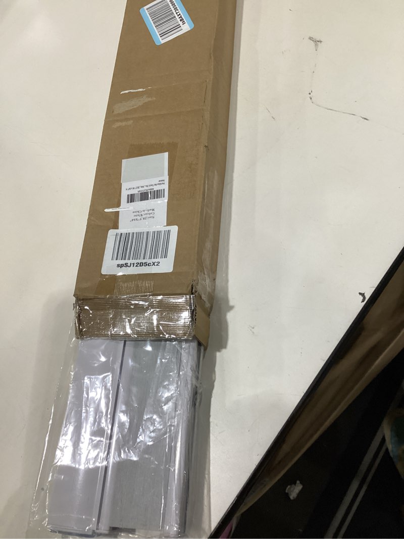 Condition photo showing New/Like New for persilux no tools no drill blackout cellular shades for windows cordless top down bottom up honeycomb blinds,easy to install cellular blinds for indoor windows, white, 28.5" w x 64" h 28.5"w x 64"h white(blackout)