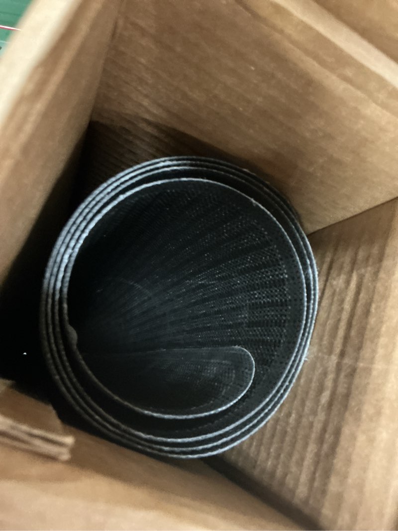 Condition photo showing Good Condition for woven office chair mat for hardwood floor, 44.9" x 53.1" non-slip desk computer chair mat, pvc floor mat for rolling chair, heavy duty wood/tile floor protector desk rug for home office, black 45" x 53" black