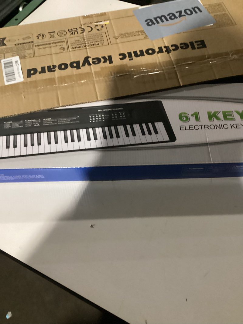 Condition photo showing Good Condition for 61 Keys Kids Piano Keyboard Toy with Mic – Portable Electronic Piano for 3 4 5 6 7 8 Girls Boys Beginners Birthday Xmas Gifts, Black