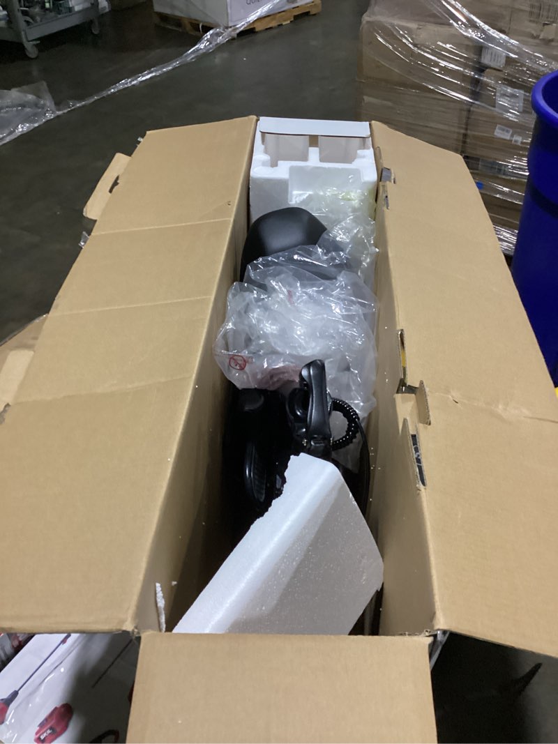 Condition photo showing As Is for gotrax aero foldable electric scooter with seat, foot rest pad,12 inch tire, 350w rear suspension electric scooter for teens and adults