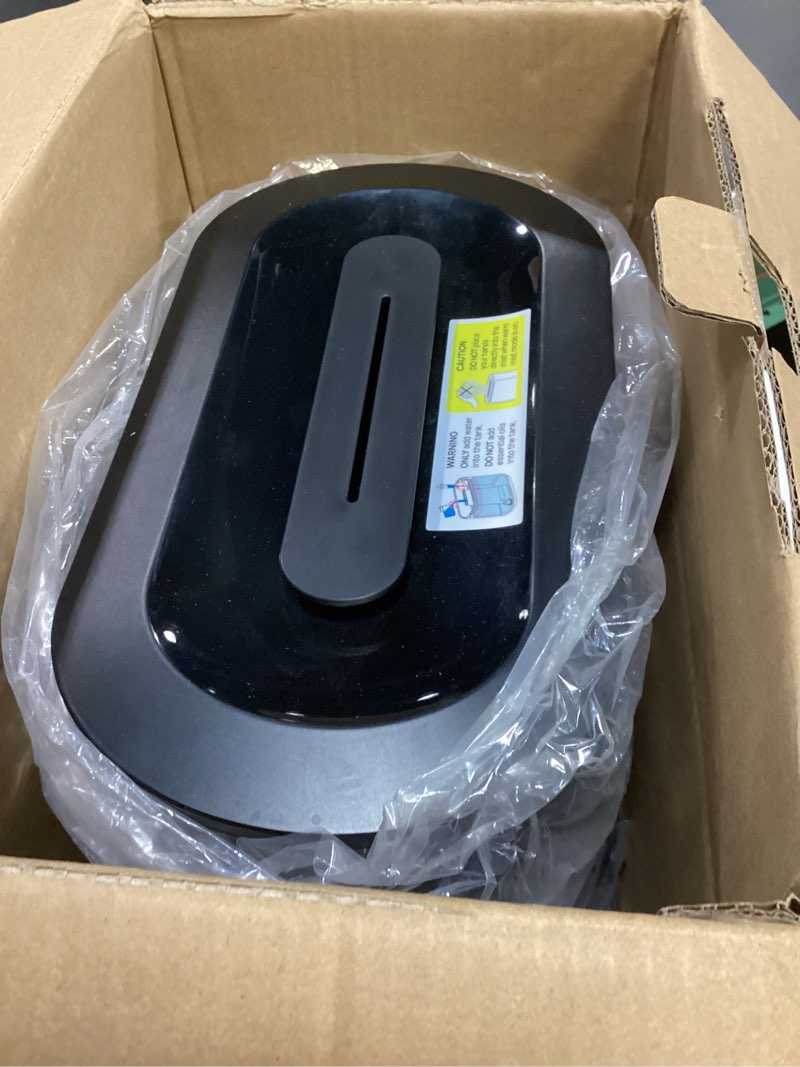 Condition photo showing As Is for dreo 8l smart humidifiers for bedroom 600ft², 80h runtime warm&cool supersized mist humidifier for large room indoor, quiet whole house humidifier for baby, plants, with alexa/google, black, hm717s