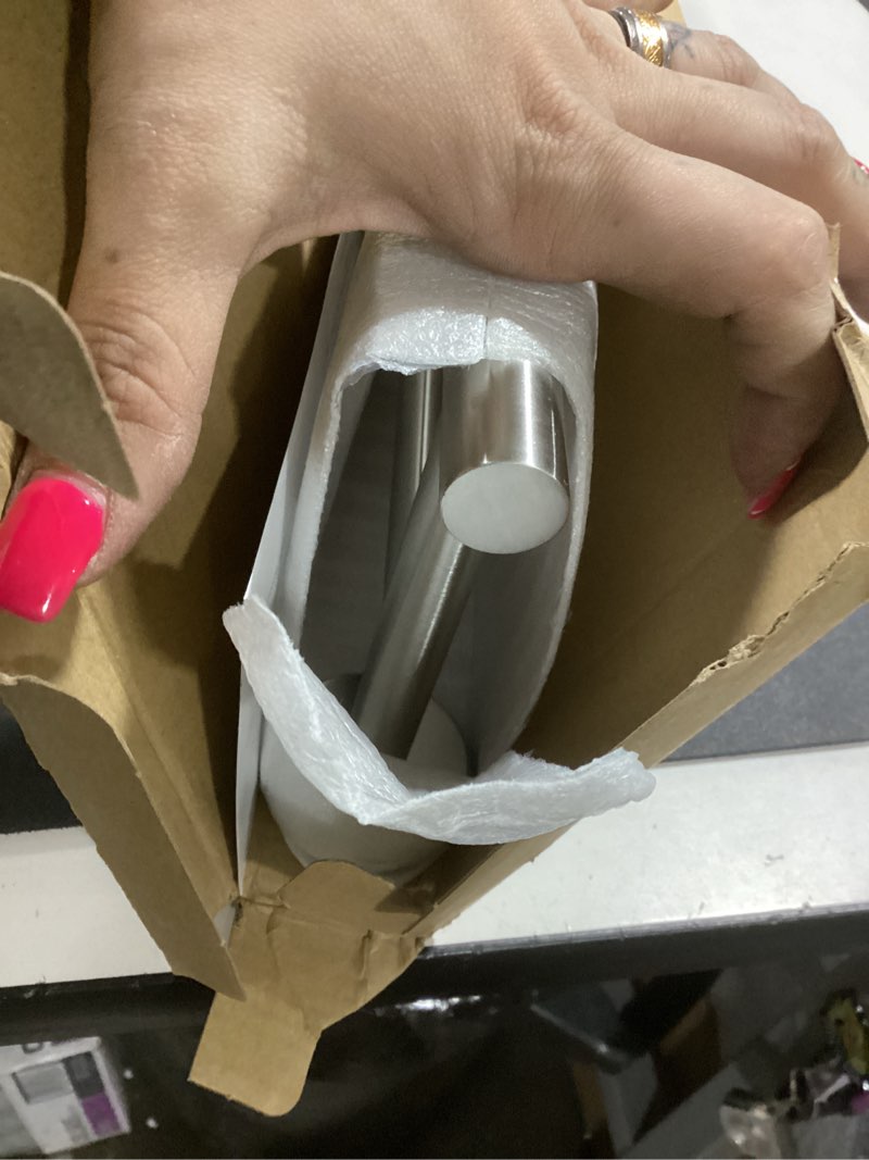 Condition photo showing Good Condition for JQK Double Towel Bar 27 Inch, Brushed Steel Useable Length 24 Inch 304 Stainless Steel Thicken 0.8mm Bath Towel Rack for Bathroom, Towel Holder Wall Mount, TB100L24-BN 27 Inch Brushed