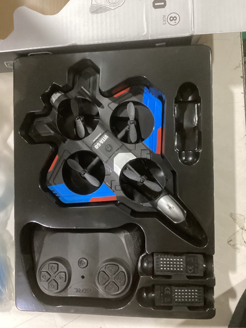 Condition photo showing Good Condition for 4DRC RC Planes Remote Control Airplanes for Kids, Foam Remote Control Planes for Kids Adults Beginners, Remote Control Helicopter Fighter Jet Drones for Kids Adults, 360° Flip Easy to Fly Blue-2batteries