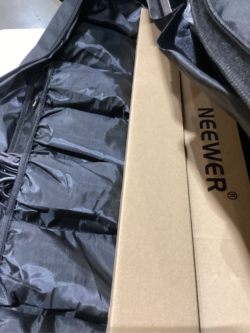 Condition photo showing New/Like New for Neewer 13" Led Video Light Panel Kit, 2 Pack Dimmable Bi Color Soft Key Lighting with Tripod Stand, 8000mAh Battery, 3200~5600K CRI97+ 2400Lux for Game/Streaming/YouTube Recording/Studio Photography NL-192AI(2-Pack)