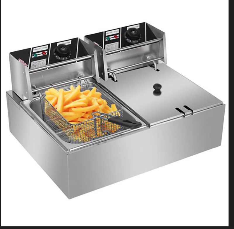 Deep Fryer with 2 Baskets