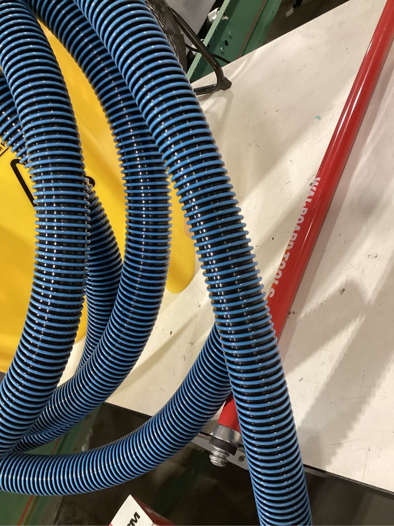 Condition photo showing Good Condition for black and blue plastic hose