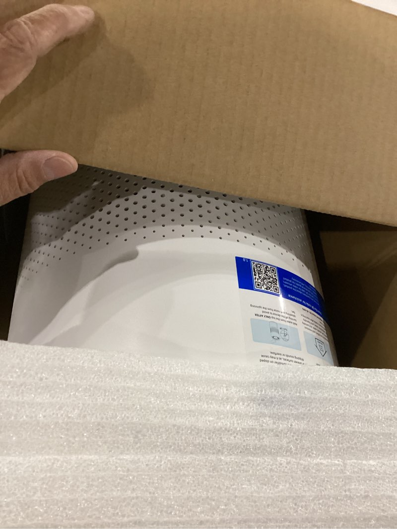 Condition photo showing New/Like New for no white dust evaporative tech, aeocky mist-free humidifier for baby, 4.5l with humidistat, dry filter & self-clean mode, timer, sleep, auto mode for bedroom, home, nursery