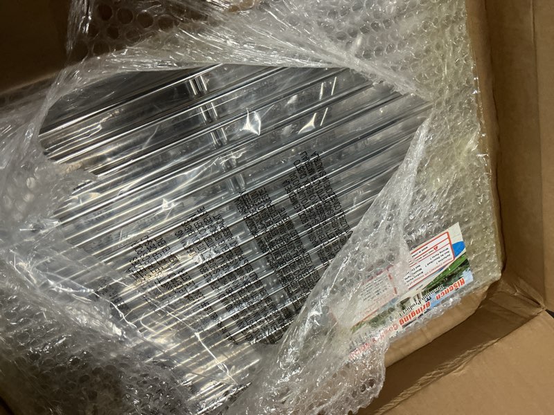 Condition photo showing Good Condition for hisencn 17 inches grill grates for nexgrill replacement parts | 2 pack stainless steel cooking grates for nexgrill 4,5 burner replacement parts 720-0830h 720-0830x 720-0888s 720-0783w 304 stainless steel silver