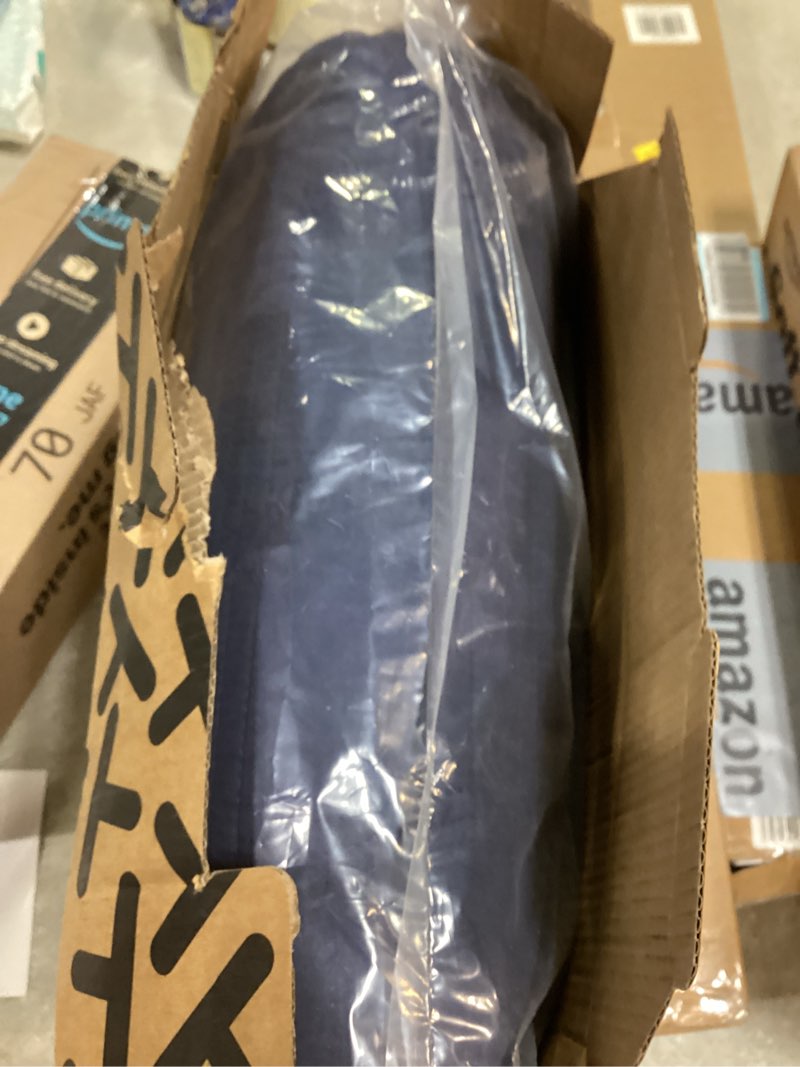 Condition photo showing Good Condition for HORIMOTE HOME 100% Cotton Quilt Set Queen Size, Navy Blue Pre-Washed 3-Piece Bedspread Coverlet Set, Cozy Lightweight Stitching Bedding Cover with 2 Shams in Geometric Pattern for All Season Navy Blue Full/Queen