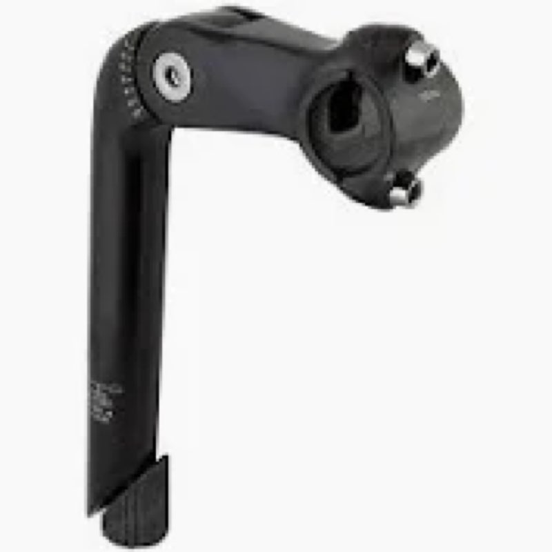 WEERAS Adjustable Quill Stem Aluminum Alloy Length 200mm Diameter 25.4mm, 60°Adjustable Angle, 2-Bol