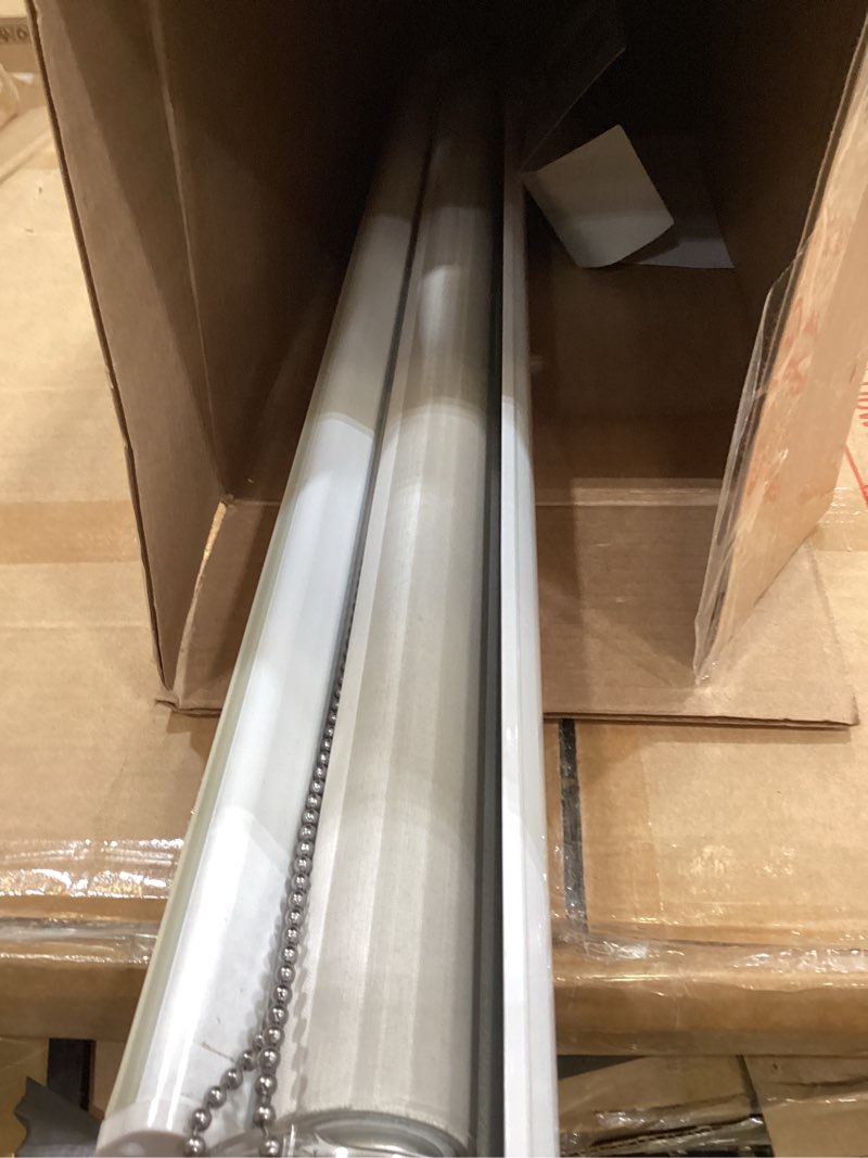 Condition photo showing Good Condition for persilux cordless zebra blinds for windows free-stop window shades (27" w x 72" h, white) dual layer light control for day and night, light filtering sheer shades for home, bedroom, easy to install 27"w x 72"h white