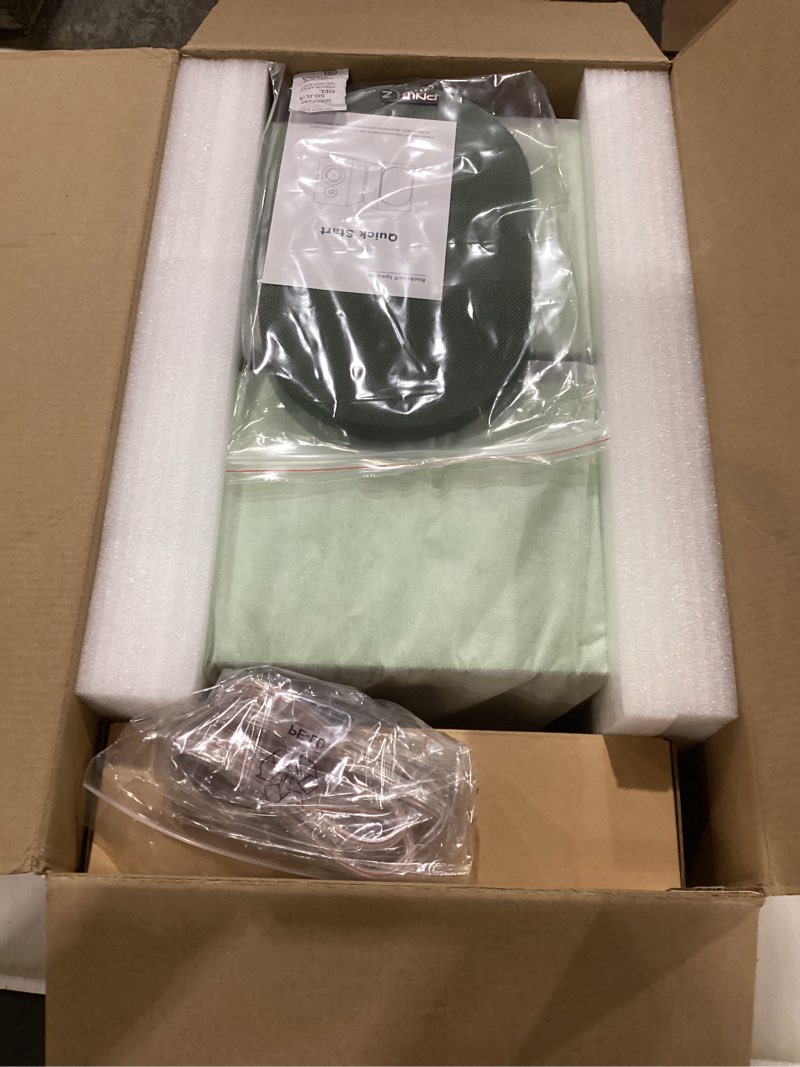 Condition photo showing New/Like New for Passive Bookshelf Speakers with Detachable Magnetic Grille & Hi-Fi Amp | Avocado Green Finish | Studio-Grade Audio for Vinyl, TV, and Wireless Streaming