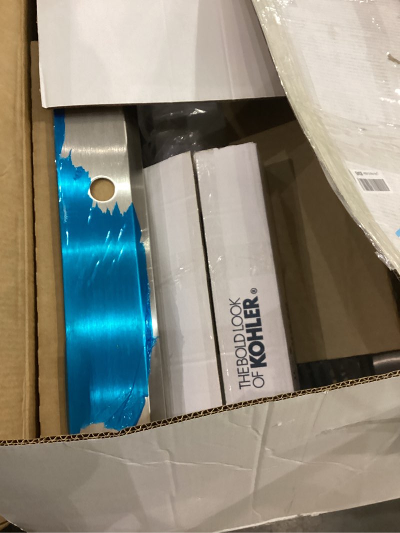 Condition photo showing Good Condition for KOHLER Task™ 33" Top-/Undermount Single-Bowl Workstation Sink, Includes Kitchen Sink Accessories, Stainless Steel, 1 Faucet Hole, K-80084-1PC-NA Single-Bowl + 1 Faucet Hole 33 Inch