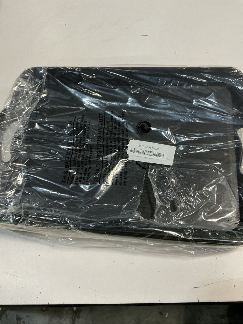 Condition photo showing Good Condition for Cedilis 3 Pack Black Serving Trays with Handles,16 x 11IN Rectangular Non Skid Multi-Purpose Plastic OttomanTray for Restaurant, Parties, Coffee Table, Kitchen