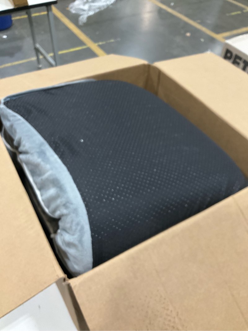 Condition photo showing As Is for BFPETHOME Dog Beds for Large Dogs, Orthopedic Dog Bed for Medium Large Dogs,Big Waterproof Couch Pet Bed with Removable Washable Cover 42"L x 30"W x 7"Th Grey