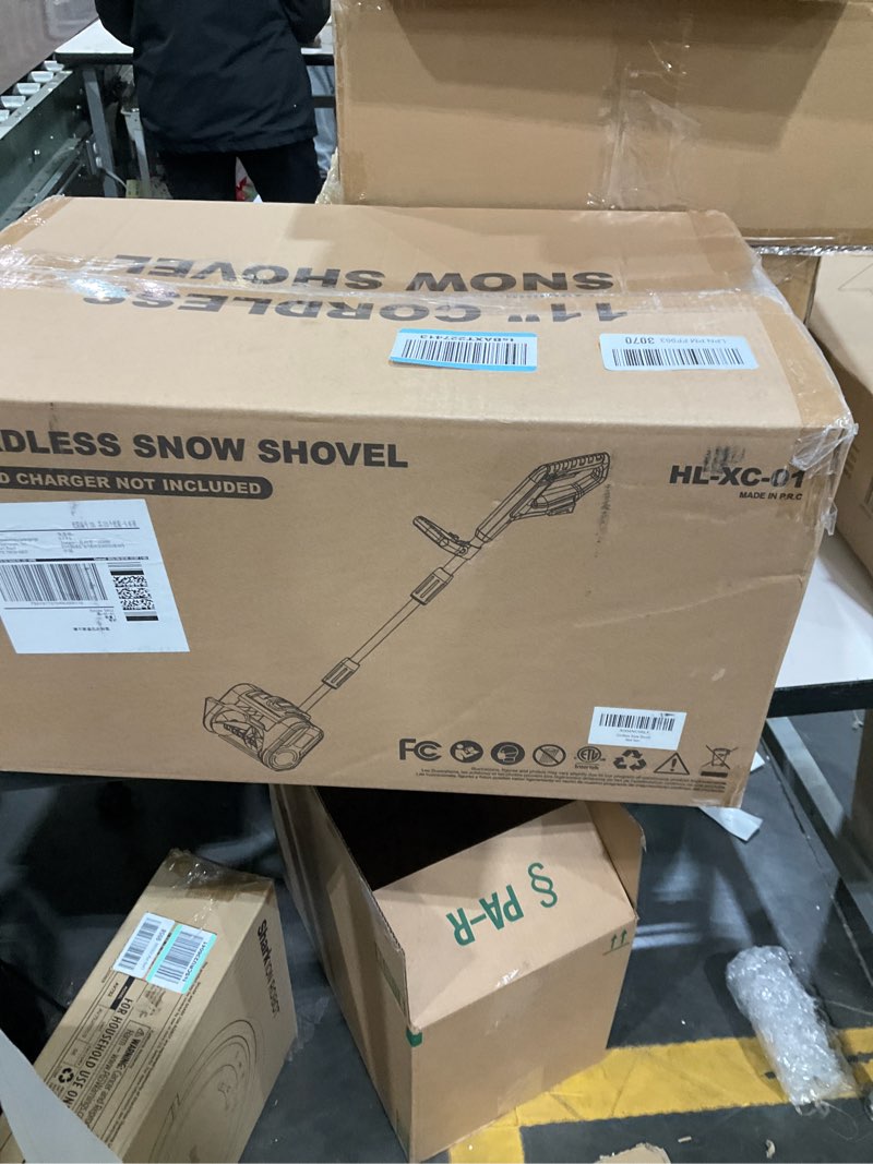 Condition photo showing New/Like New for Cordless Snow Shovel Compatible with DeWalt 20V MAX Battery (Tool Only), 11" Lightweight Electric Snow Blower with 20FT Max Throw & Adjustable Handle, Snow Thrower for Driveway, Deck, Patio & Steps