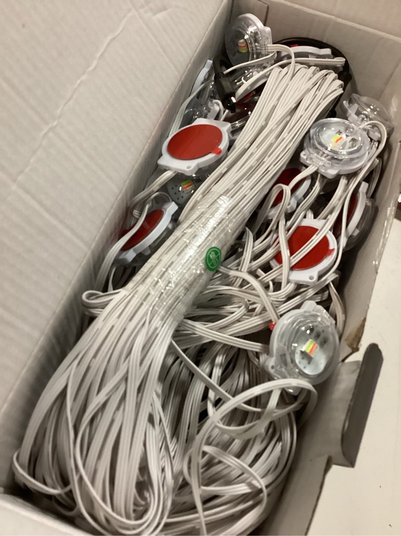 Condition photo showing Good Condition for 300FT Permanent Outdoor Lights Waterproof, Smart RGB Eaves Lights with App/Remote Control, DIY Scene Modes, LED Outdoor Lighting for Christmas Holidays Daily Party House Roof Lighting