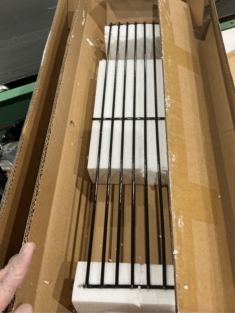 Condition photo showing New/Like New for 463244012 g515-00b8-w1 warming rack replacement parts for charbroil grill upper rack 3 4 5 burner swing away warming grate 463215513 463215515 463257110 463270912 top rack grill parts