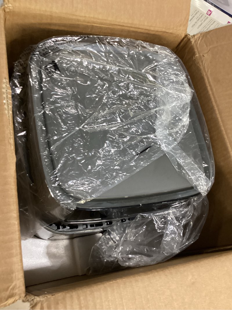 Condition photo showing Good Condition for simple deluxe 8-in-1 air fryer 6.34 qt, digital preset airfryer with visible window, nonstick and dishwasher-safe basket, air fry, chicken, pizza, dehydrate, fries, 90-min timer, 1700w, gray gray-6.34qt-b 6.34 qt