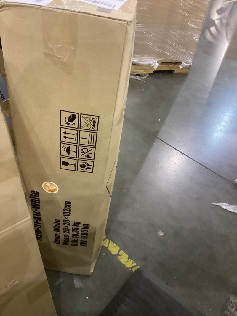 Condition photo showing New/Like New for FDW | 5 Inch Twin Mattress | Medium Firm | Gel Memory Foam Mattress | White | Bed in a Box, CertiPUR-US Certified | Pressure Relief, Cooling Ventilated Foam | Washable Removable Cover White Twin 5 IN