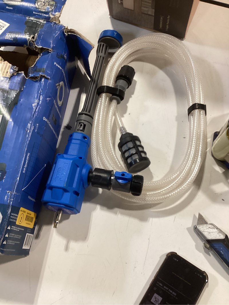 Condition photo showing Good Condition for rotopower power cleaner drill attachment 500-psi 1-gpm cold water battery pressure washer with 1 spray tips