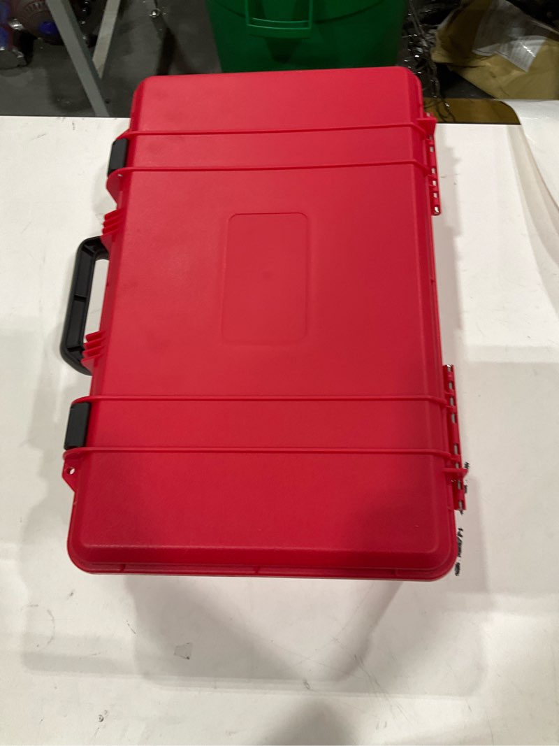 Condition photo showing New/Like New for hard shell case for milwaukee grease gun | fits for m18(2646-20) / m12(2446-20) | high-density protective foam | portable organizer travel carrying storage bag for batteries & accessories with handle