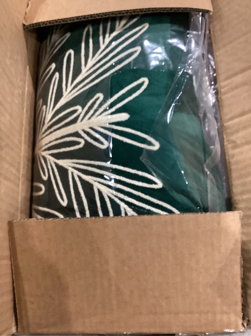Condition photo showing New/Like New for Lanpn Christmas Tree Pillows Set of 2, Line Christmas Tree Decoration Winter Soft Cute 3D Shaped Xmas Tree Throw Cushion for Sofa Bedroom Xmas Decor (20.5x16 inch, Green & Red) Branches Texture