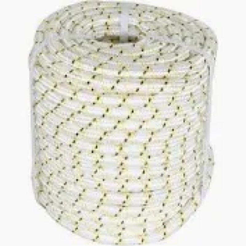 findmall 3/4 Inch 150 Feet 24 Strands Braided Line Tree Felling String High Strength Polyester Rope 