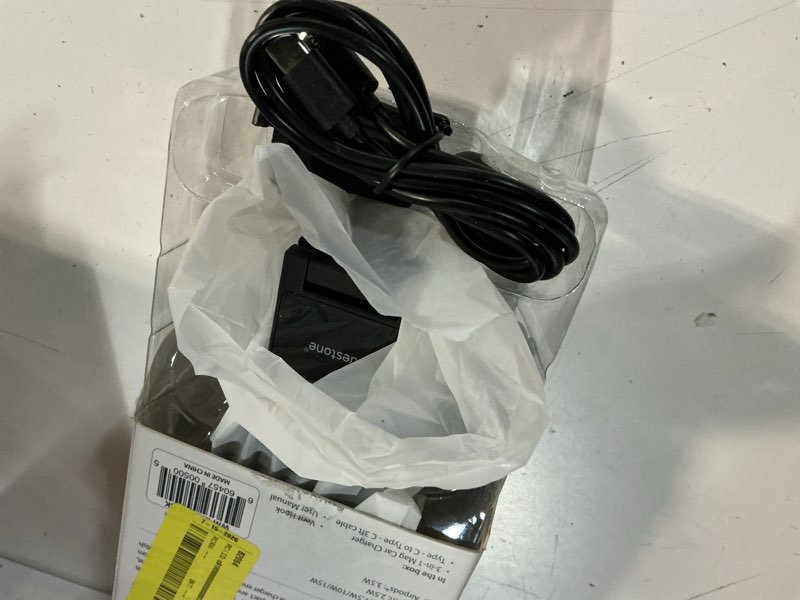 Condition photo showing As Is for 3-in-1 magcharge car mount with wireless charging for phone, airpods and iwatch