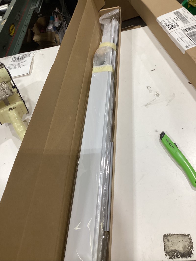 Condition photo showing New/Like New for artgow metal floating frame for 24"x36" canvas oil paintings, diy canvas frames with 1.5" deep, floater frame for canvas prints wall art/portrait/landscape living room bedroom kitchen decor (white) white for 24"x36"