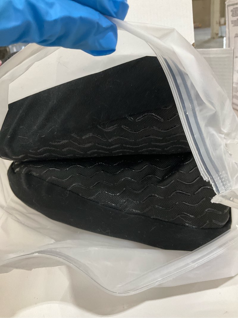 Condition photo showing As Is for cushion lab patented pressure relief seat cushion for long sitting hours on office & home chair - extra-dense memory foam for soft support. car pad for hip, tailbone, coccyx, sciatica - black